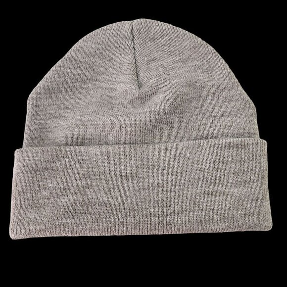 Timberland Double-layer Knit Beanie Soft Tan Acrylic Yarn Fold-up Cuff Unisex OS - Picture 5 of 7